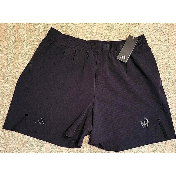 Adidas NFL Patrick Mahomes Training Shorts Men's Large JG8868 New All Black - Picture 1 of 7